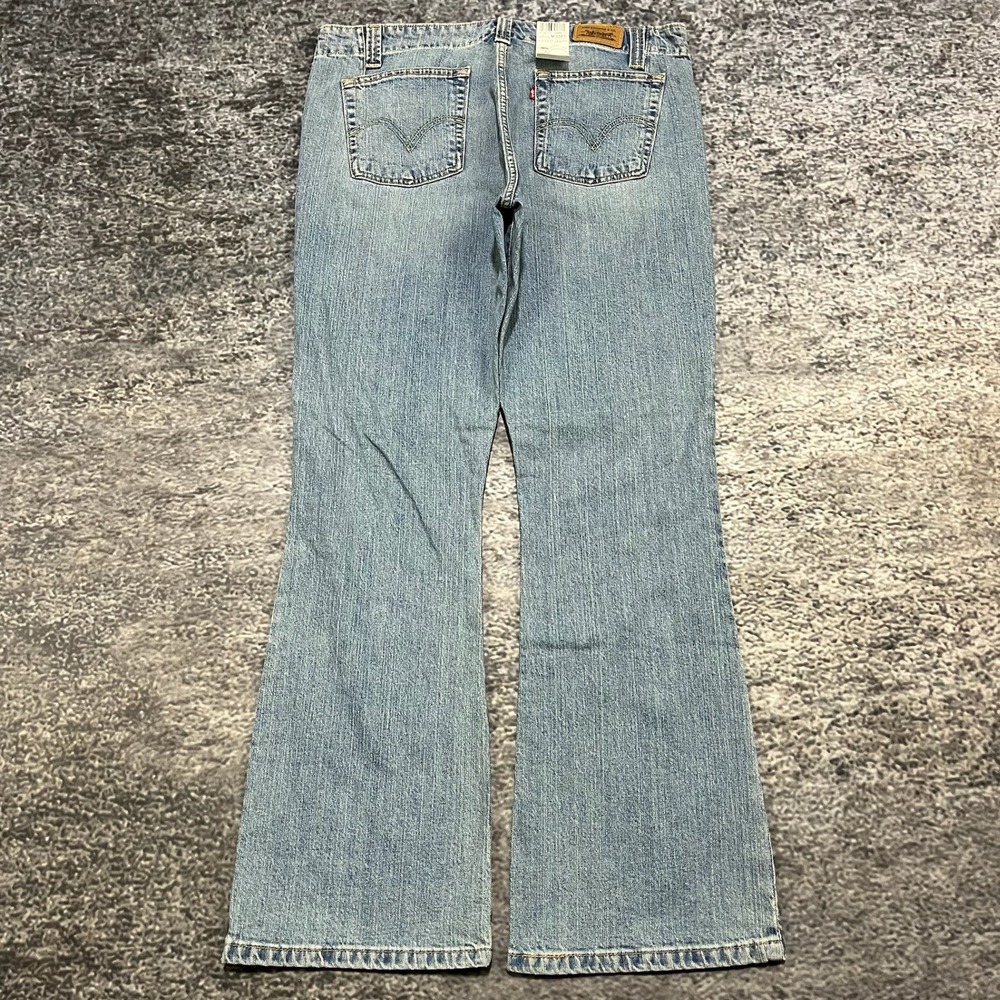 NWT Levi's 525 Stretch Bootcut Jeans Womens 16‎ (36x32) Blue Western Vintage Y2K